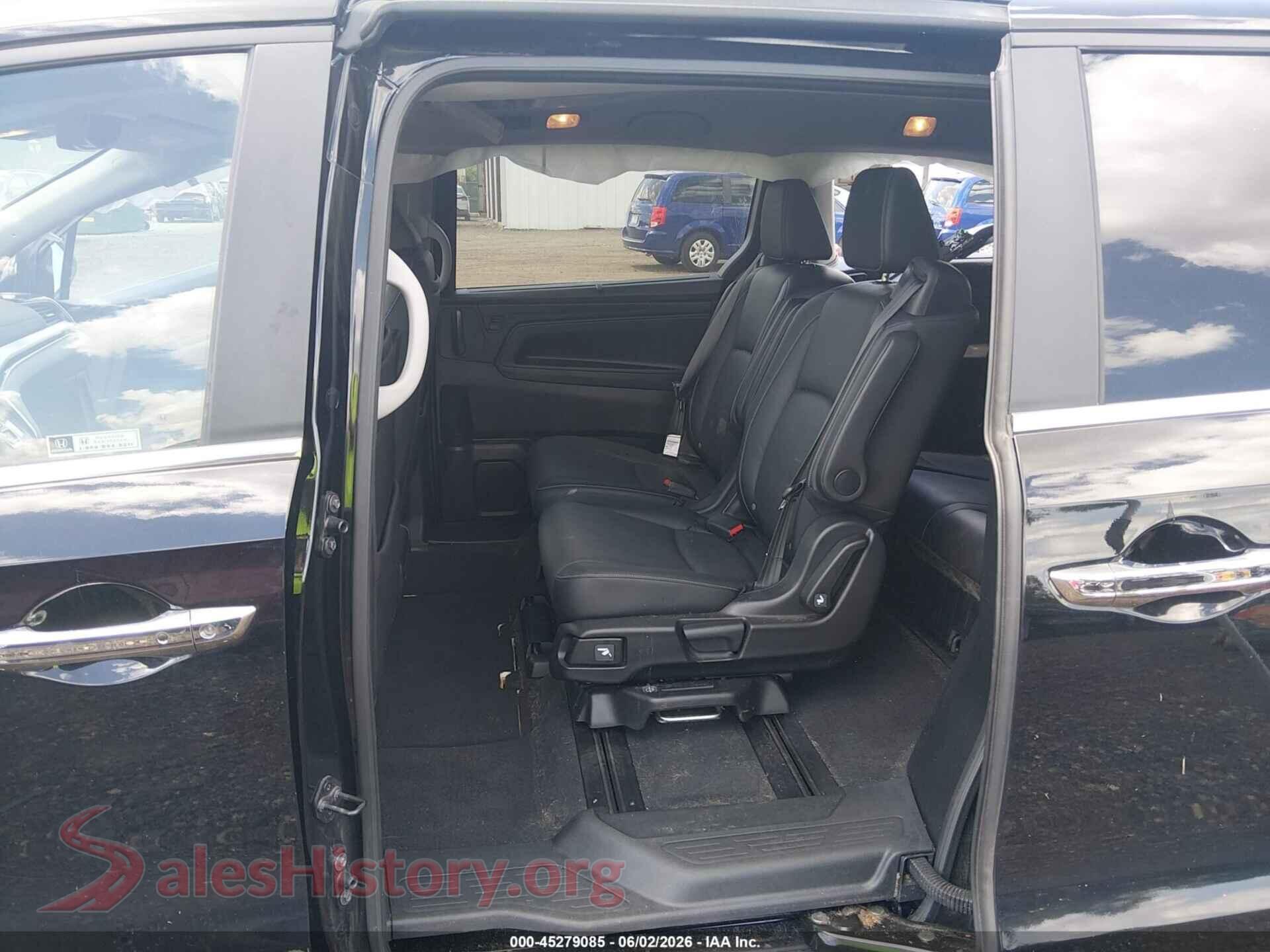 2024 HONDA ODYSSEY VIN 5FNRL6H84RB034582, front passenger side