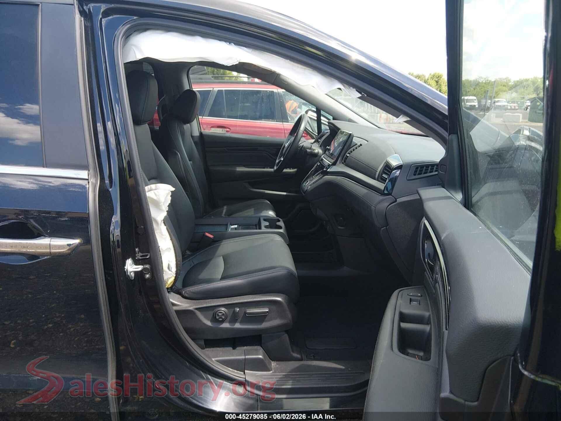 2024 HONDA ODYSSEY VIN 5FNRL6H84RB034582, rear view
