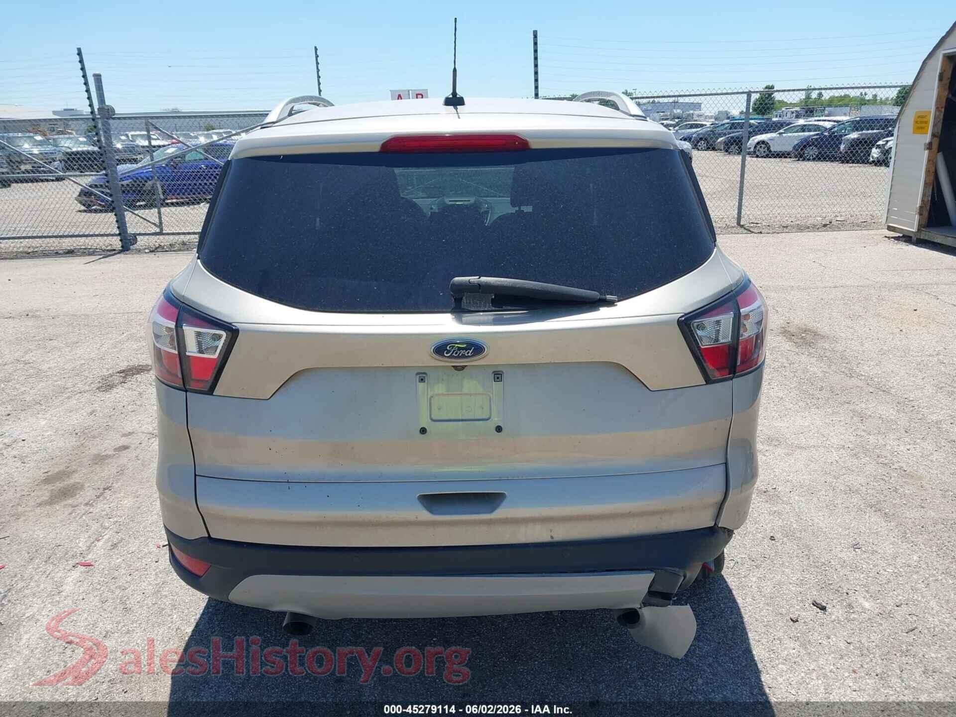 2017 FORD ESCAPE VIN 1FMCU9J95HUE66266, auction photo 16