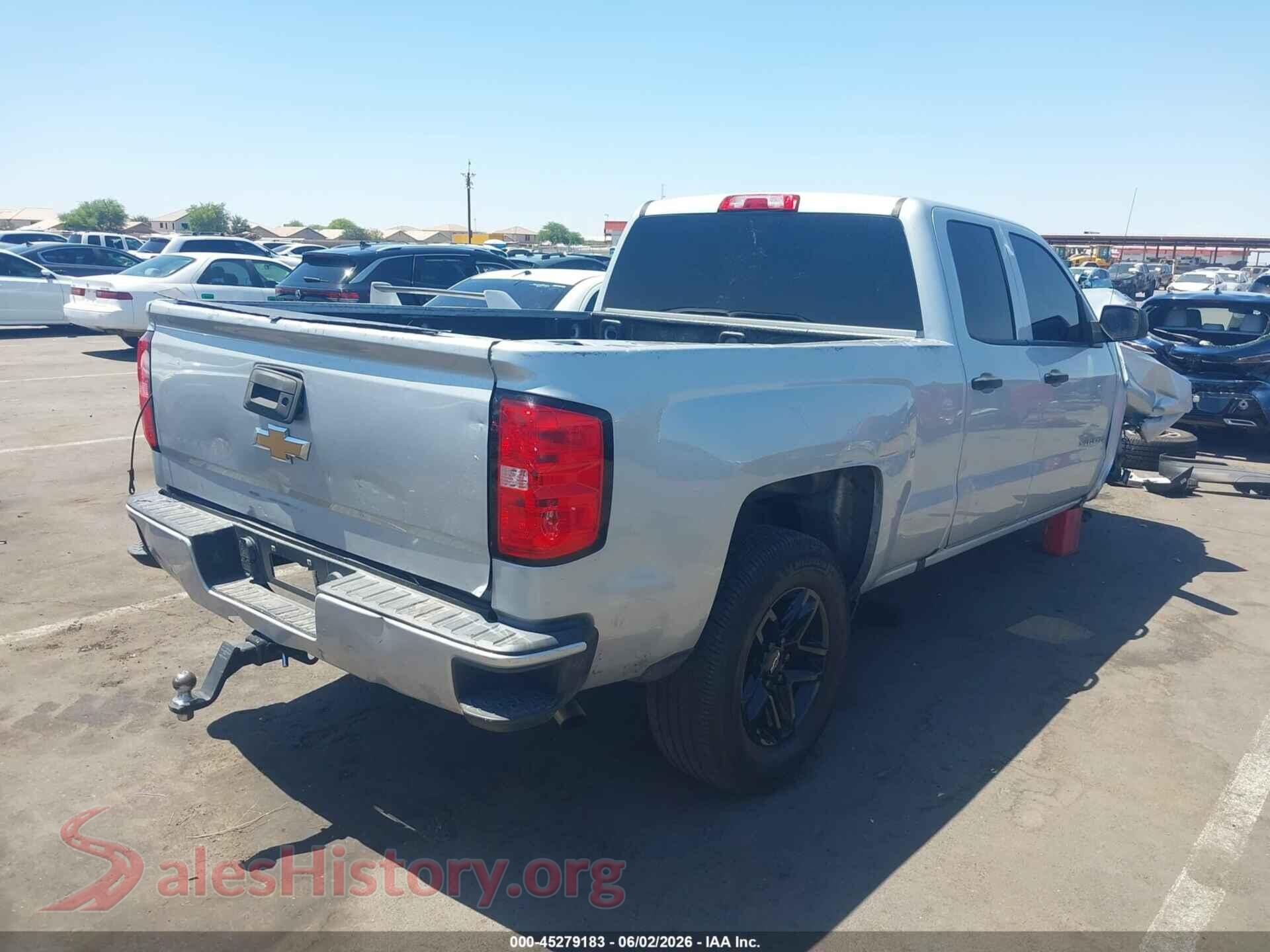 2018 CHEVROLET SILVERADO 1500 VIN 1GCRCPEH3JZ304667, rear driver side