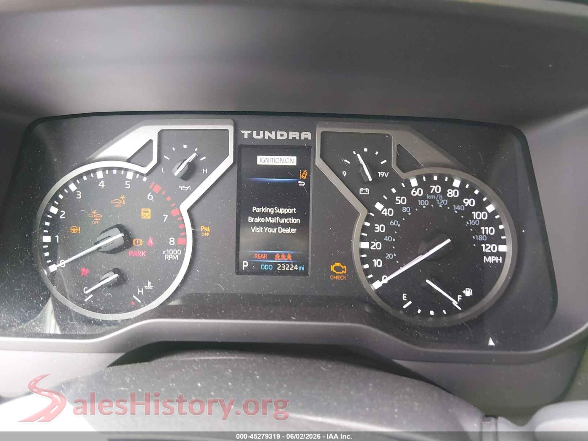 2024 TOYOTA TUNDRA VIN 5TFLA5DB3RX172000, passenger side view