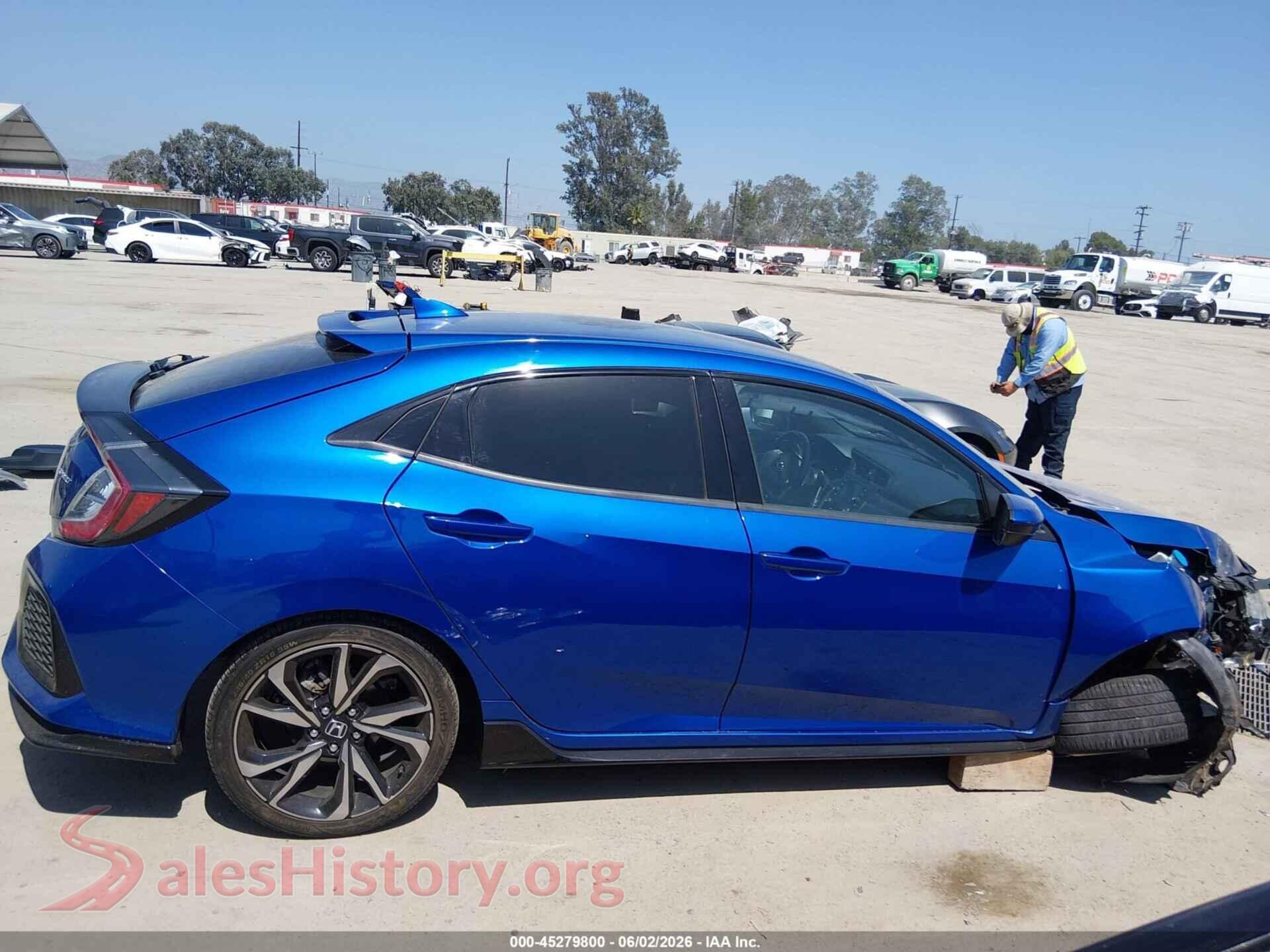 2017 HONDA CIVIC VIN SHHFK7H45HU405559, auction photo 13