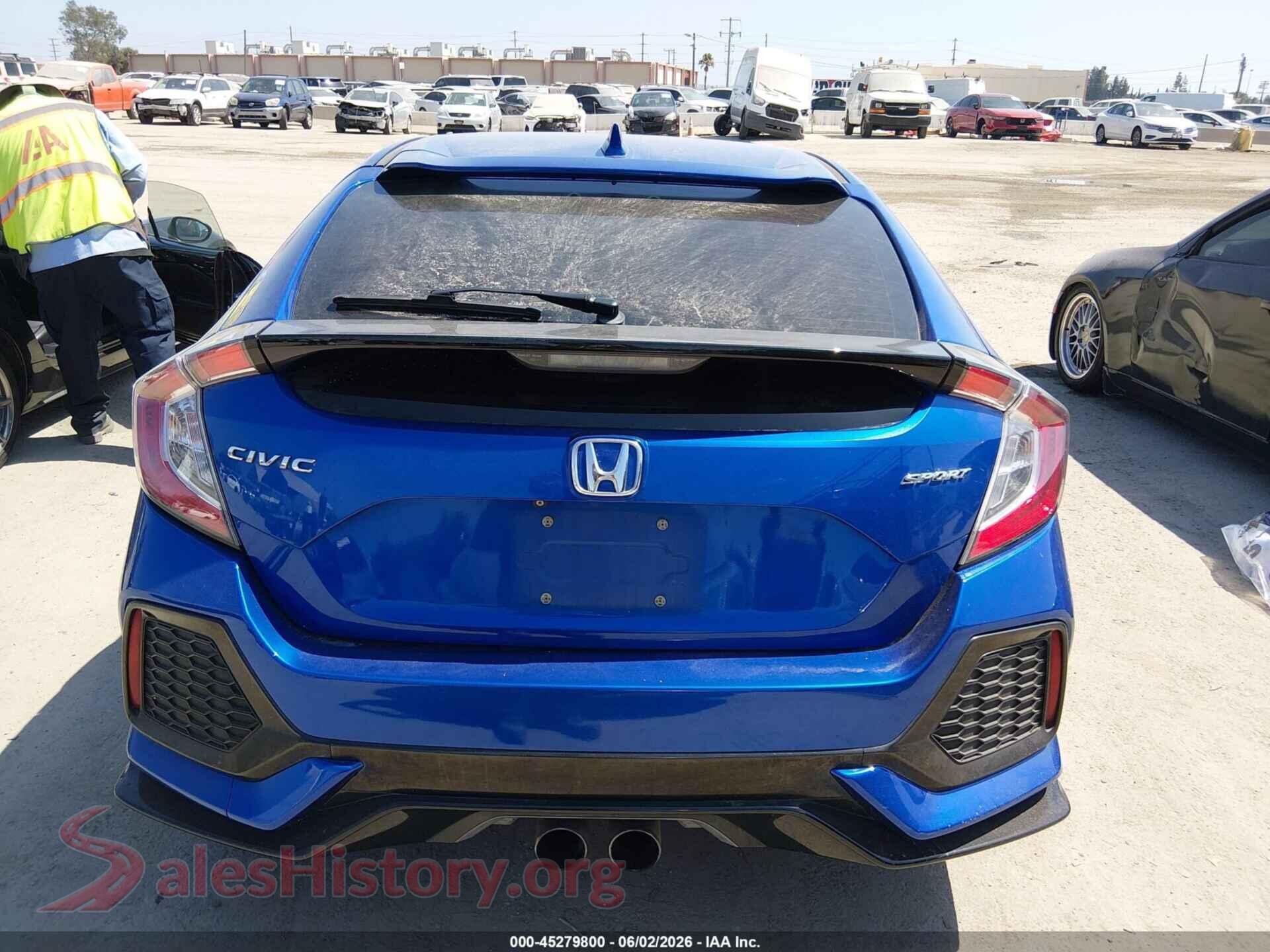2017 HONDA CIVIC VIN SHHFK7H45HU405559, auction photo 16