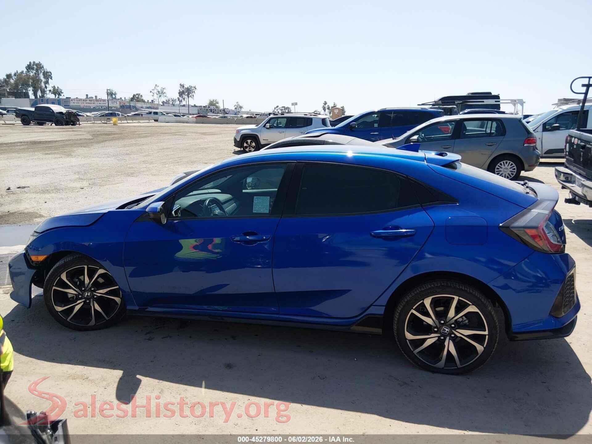 2017 HONDA CIVIC VIN SHHFK7H45HU405559, auction photo 14