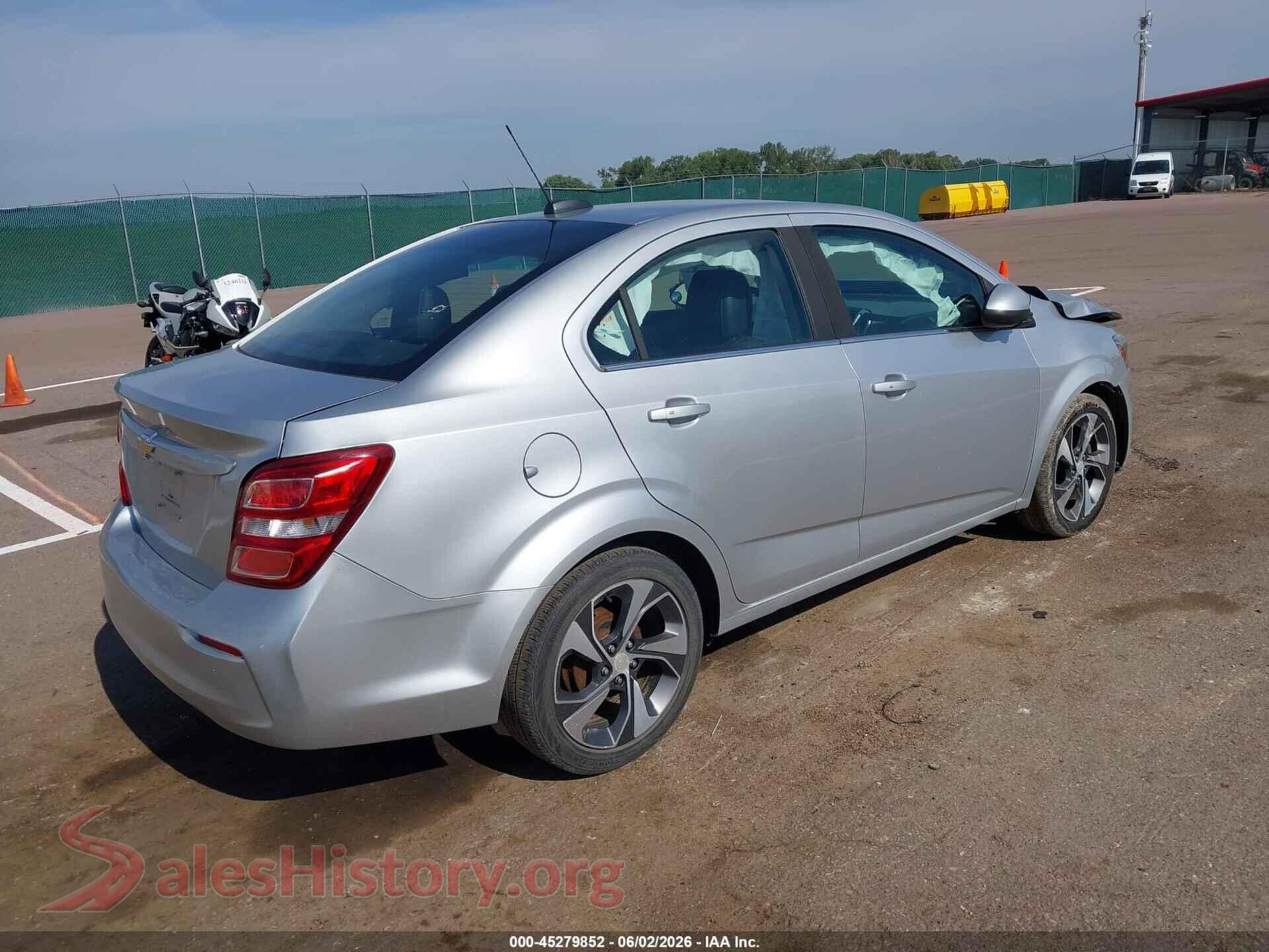 2018 CHEVROLET SONIC VIN 1G1JF5SB8J4132151, rear driver side