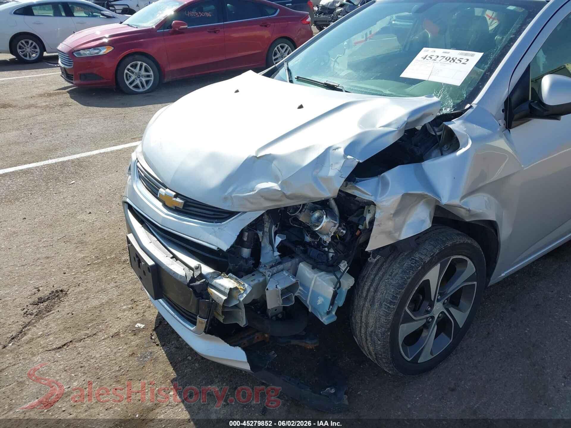 2018 CHEVROLET SONIC VIN 1G1JF5SB8J4132151, rear passenger side