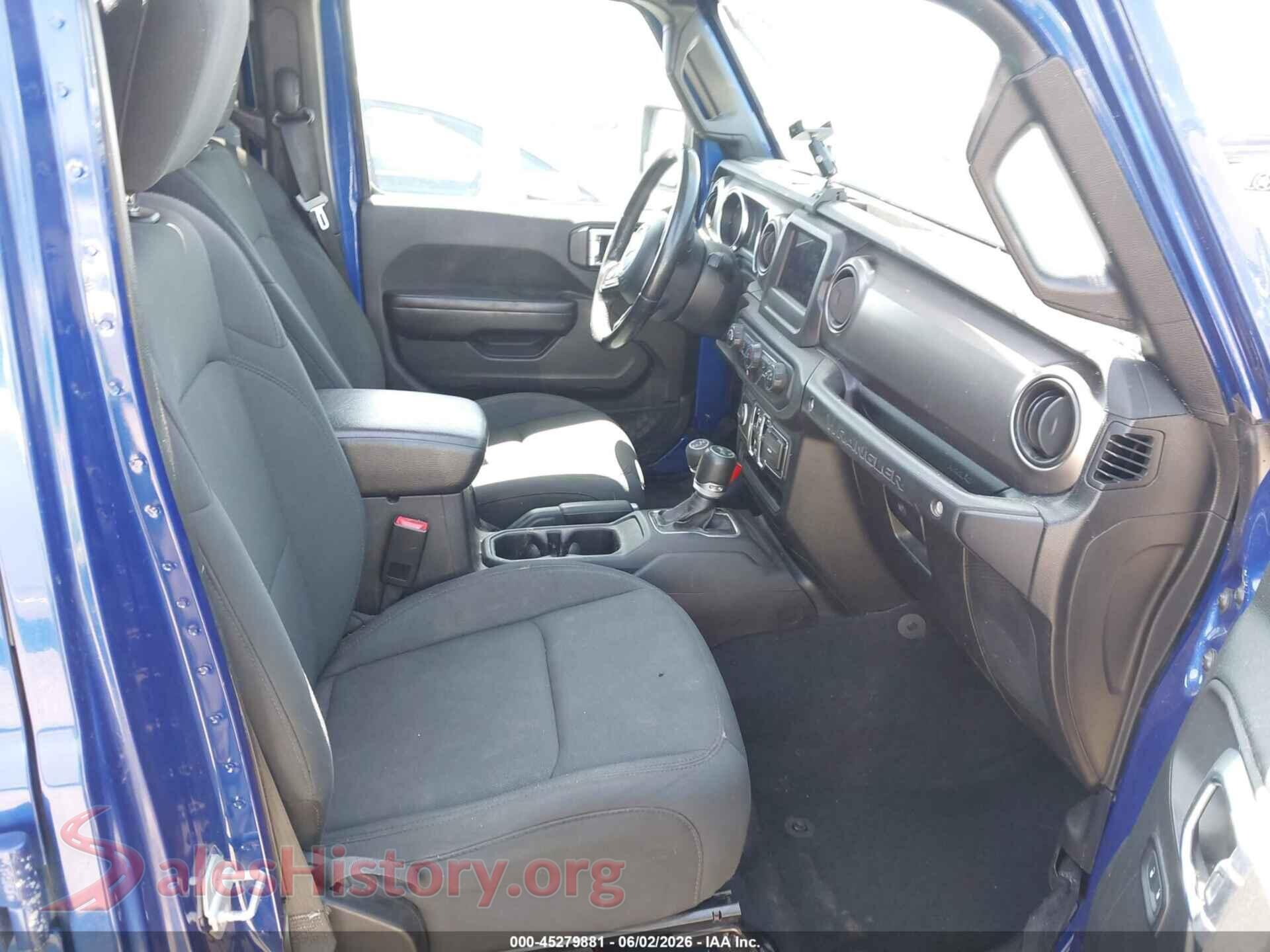 2020 JEEP WRANGLER UNLIMITED VIN 1C4HJXDN9LW269646, rear view