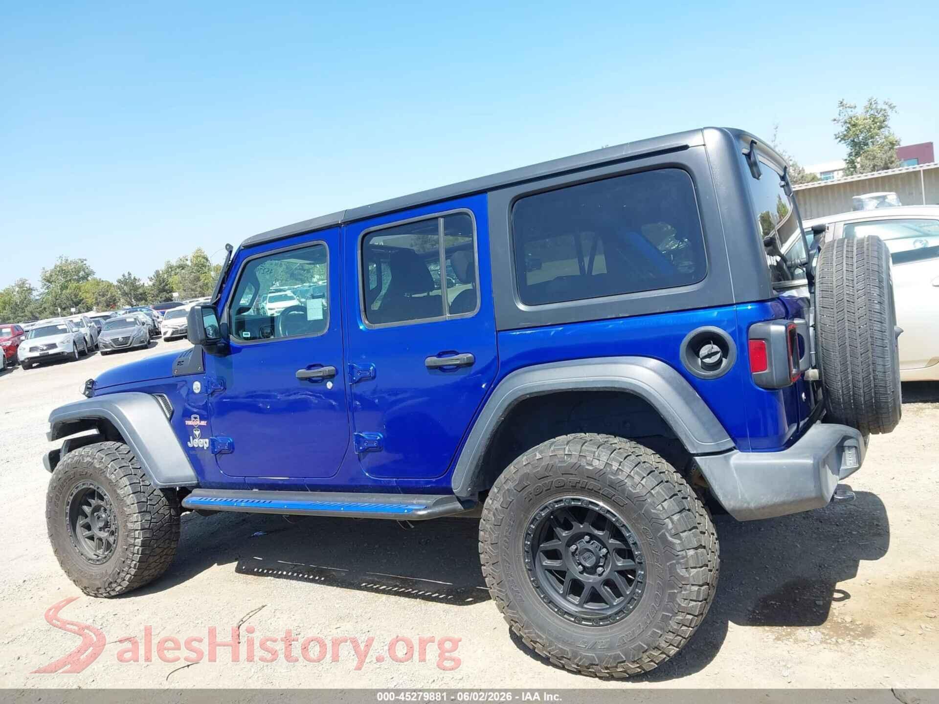 2020 JEEP WRANGLER UNLIMITED VIN 1C4HJXDN9LW269646, auction photo 14