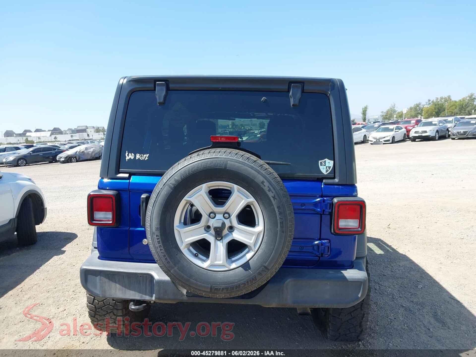 2020 JEEP WRANGLER UNLIMITED VIN 1C4HJXDN9LW269646, auction photo 16