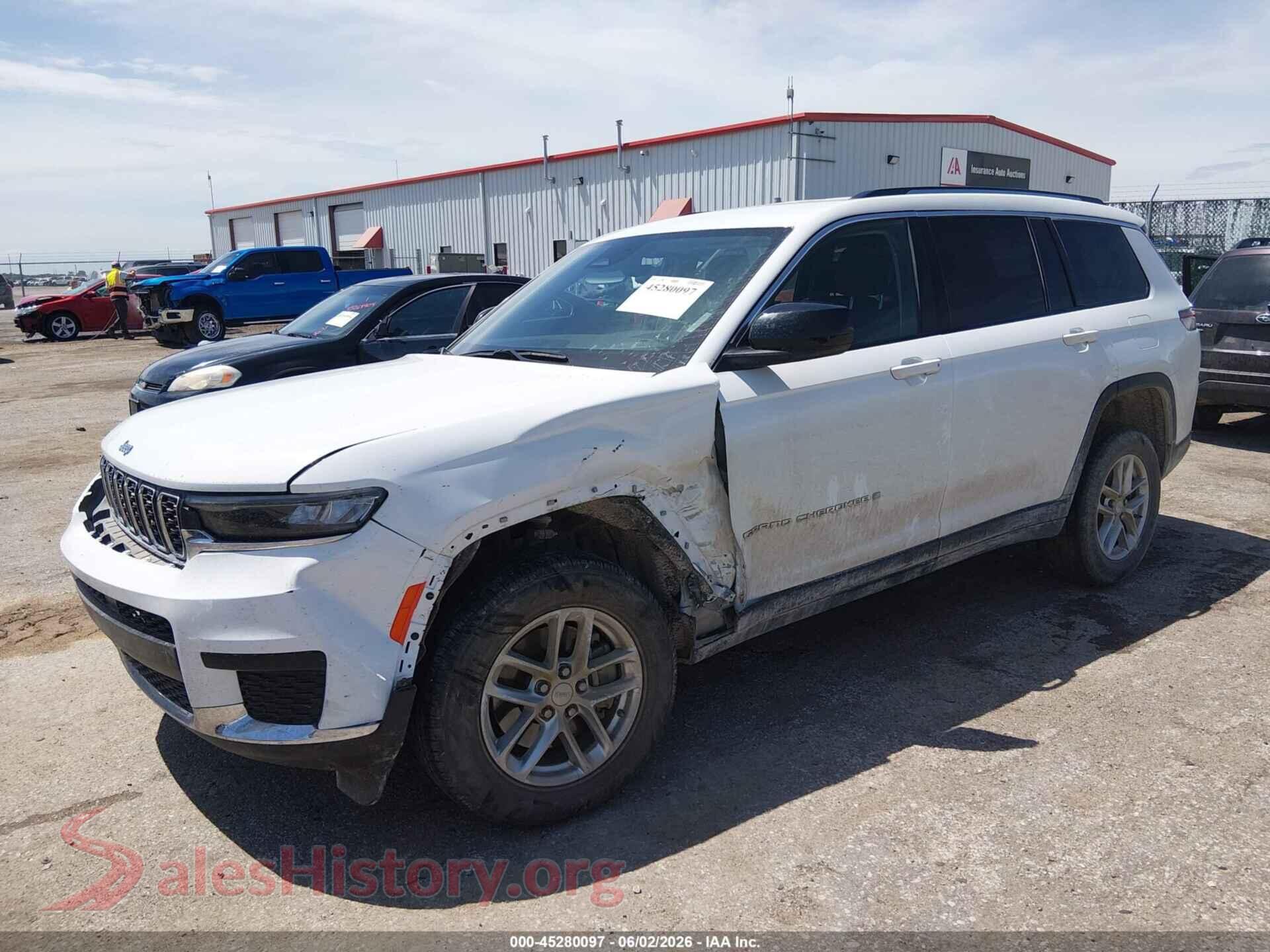 2023 JEEP GRAND CHEROKEE L VIN 1C4RJKAG4P8815180, front view