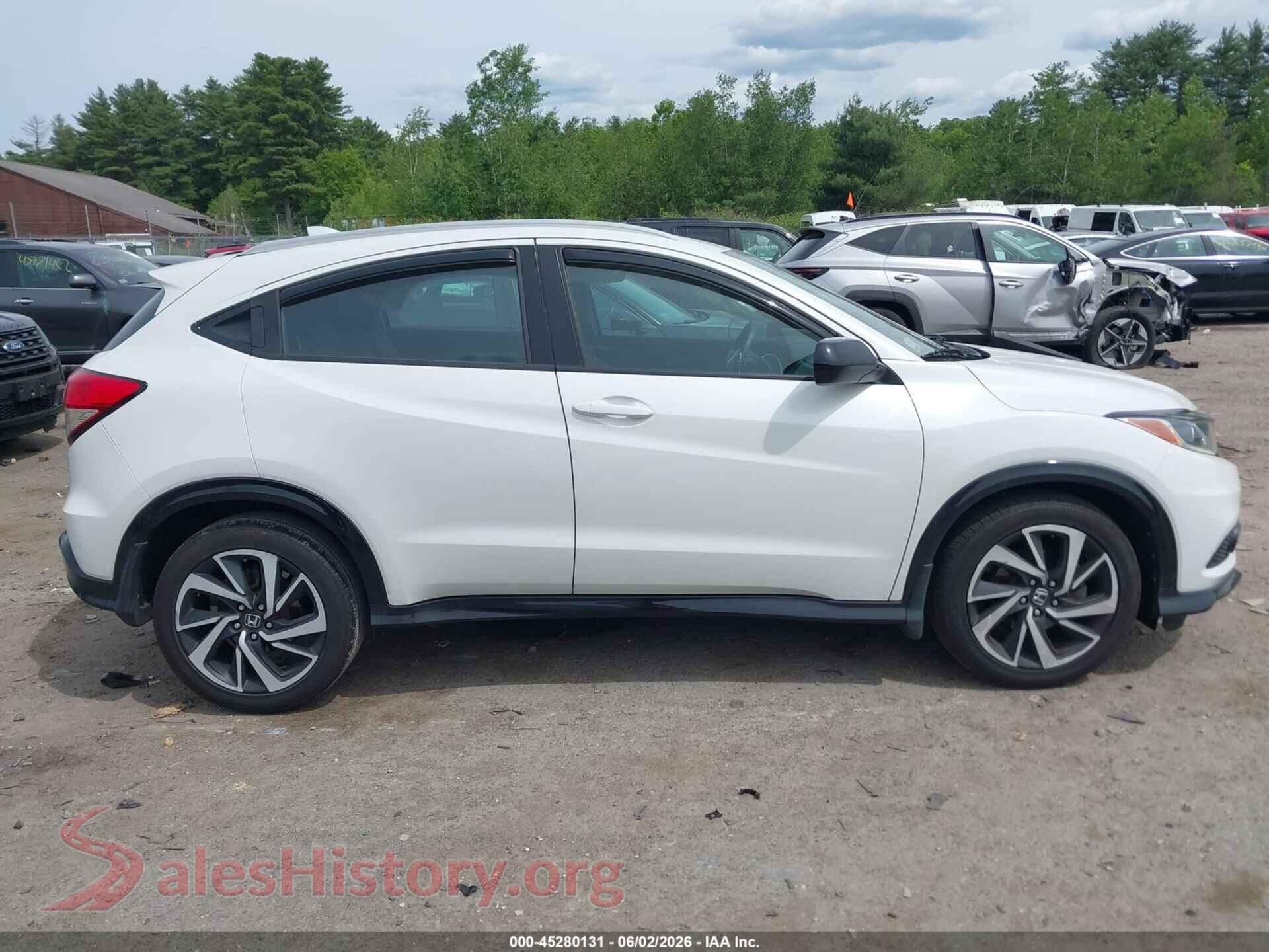 2020 HONDA HR-V VIN 3CZRU6H13LM703809, auction photo 13