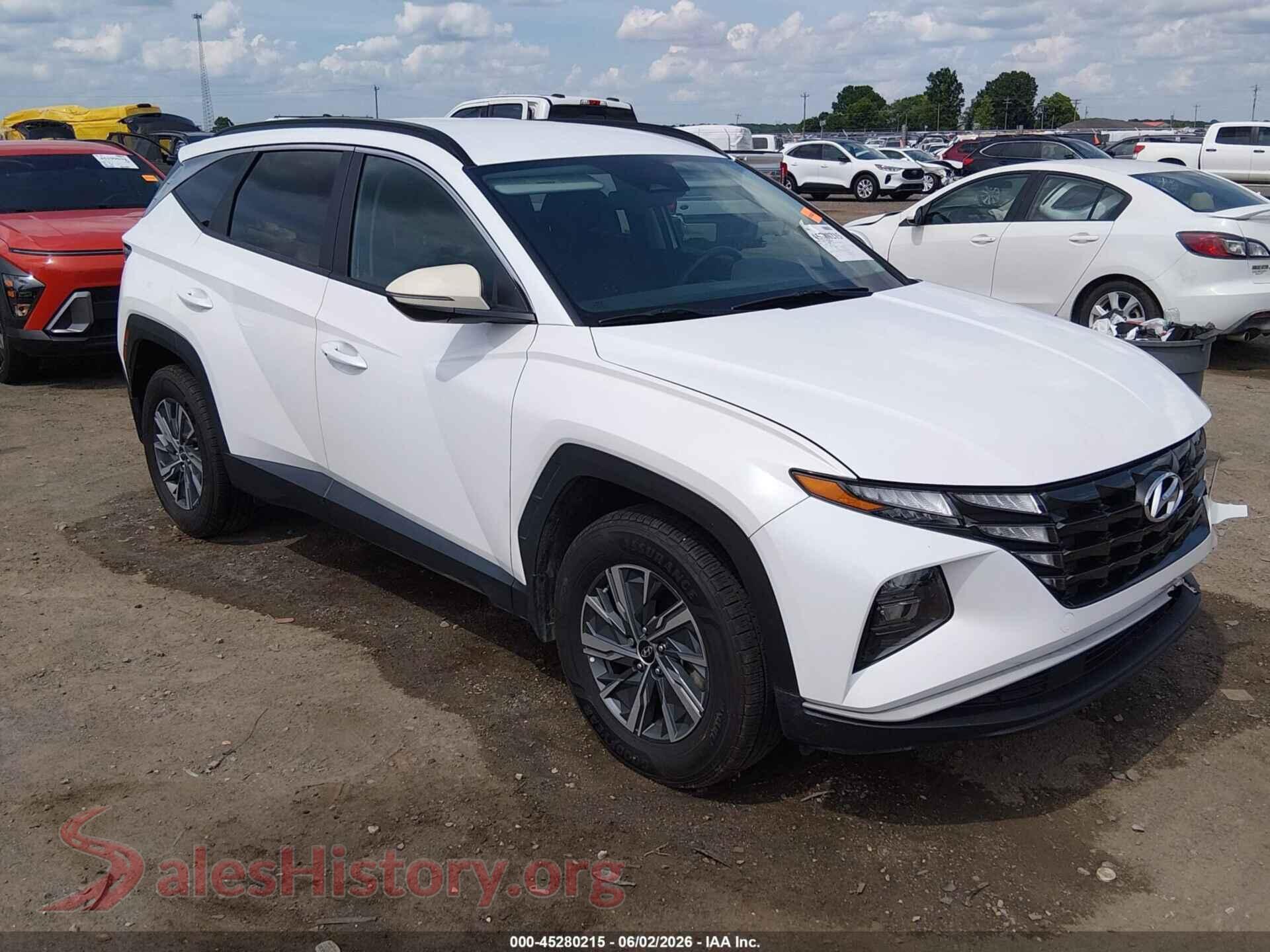 KM8JBCA15NU082777 2022 HYUNDAI TUCSON HYBRID