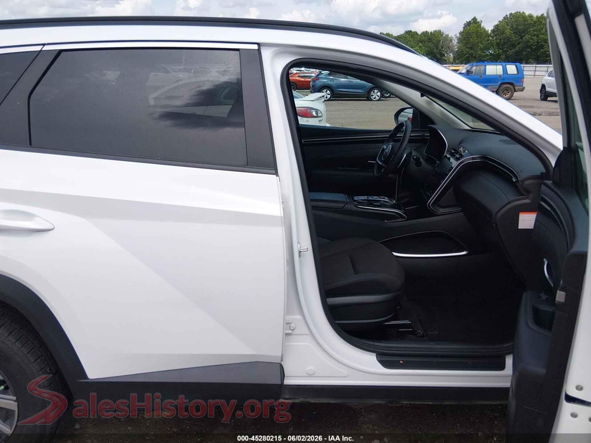 2022 HYUNDAI TUCSON HYBRID VIN KM8JBCA15NU082777, rear view