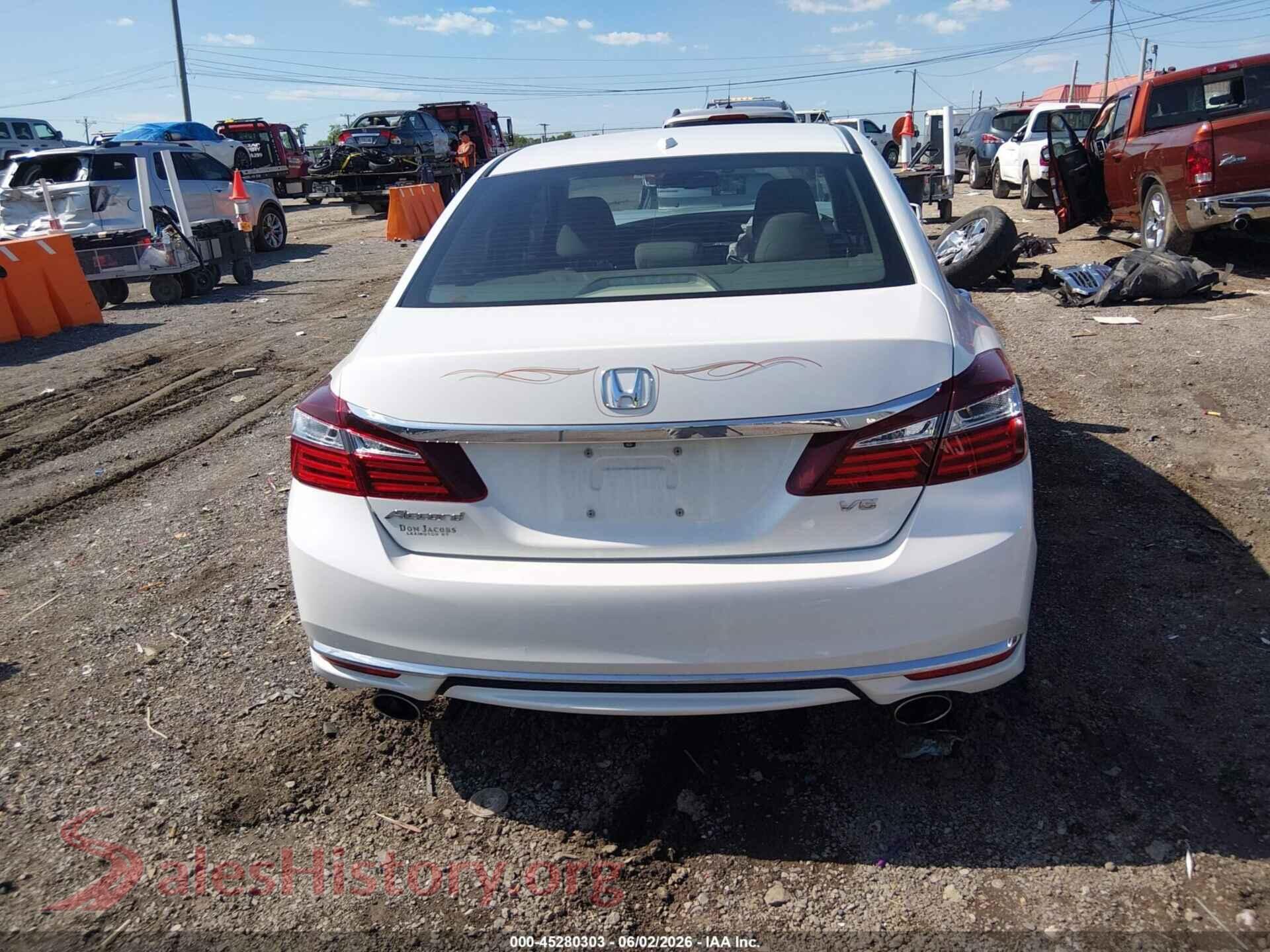 2017 HONDA ACCORD VIN 1HGCR3F85HA013108, auction photo 16