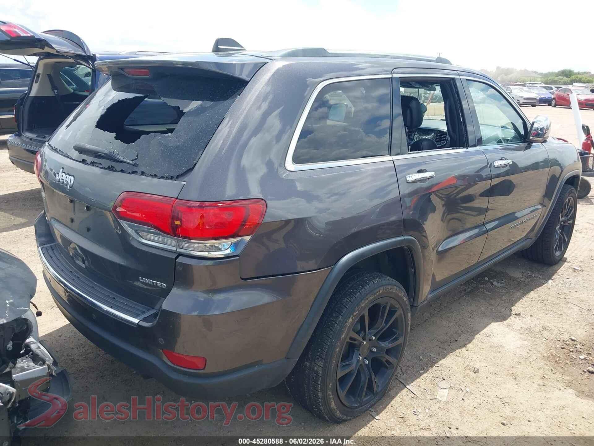 2020 JEEP GRAND CHEROKEE VIN 1C4RJFBG6LC243977, rear driver side