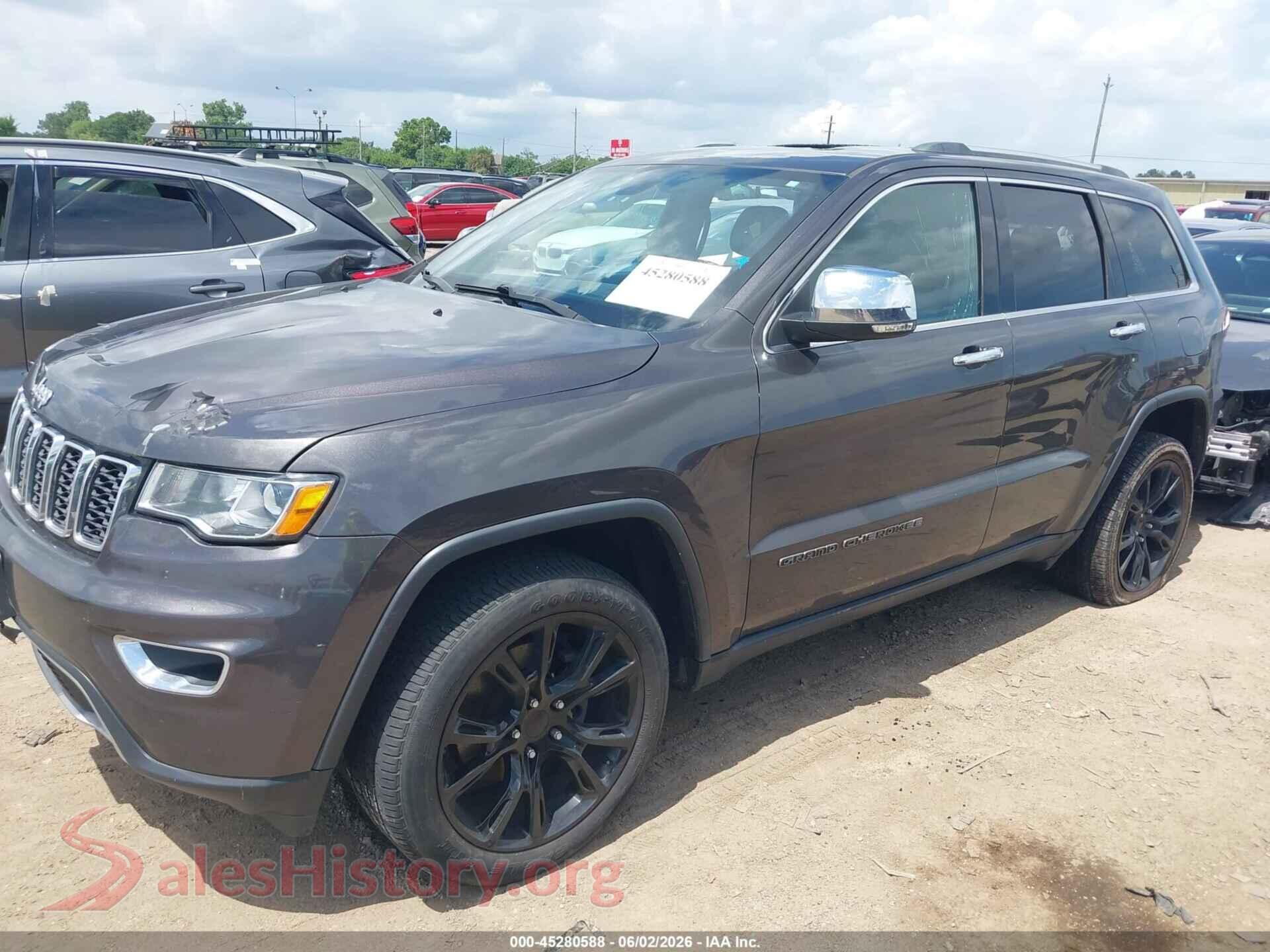 2020 JEEP GRAND CHEROKEE VIN 1C4RJFBG6LC243977, front view