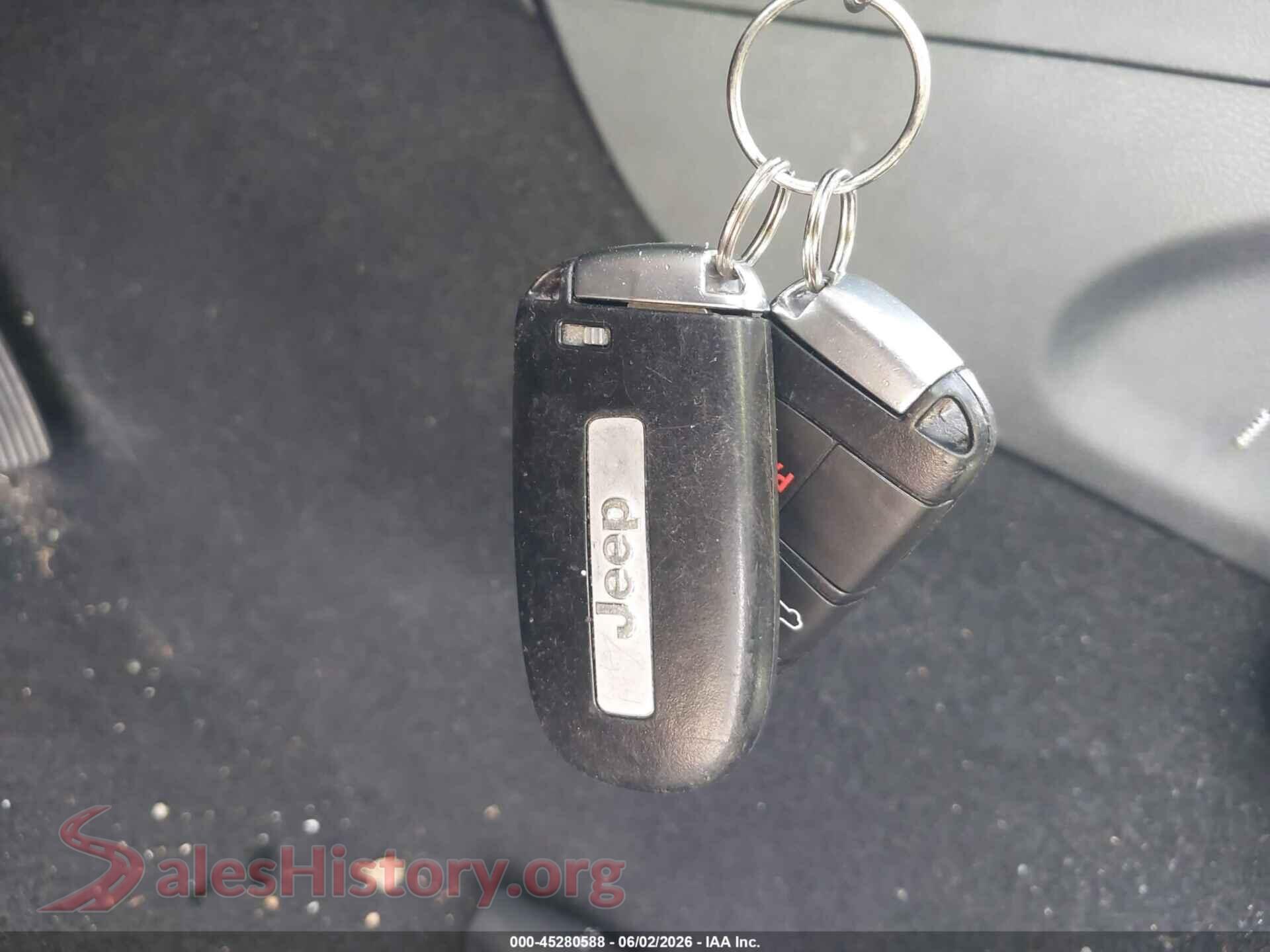 2020 JEEP GRAND CHEROKEE VIN 1C4RJFBG6LC243977, odometer mileage