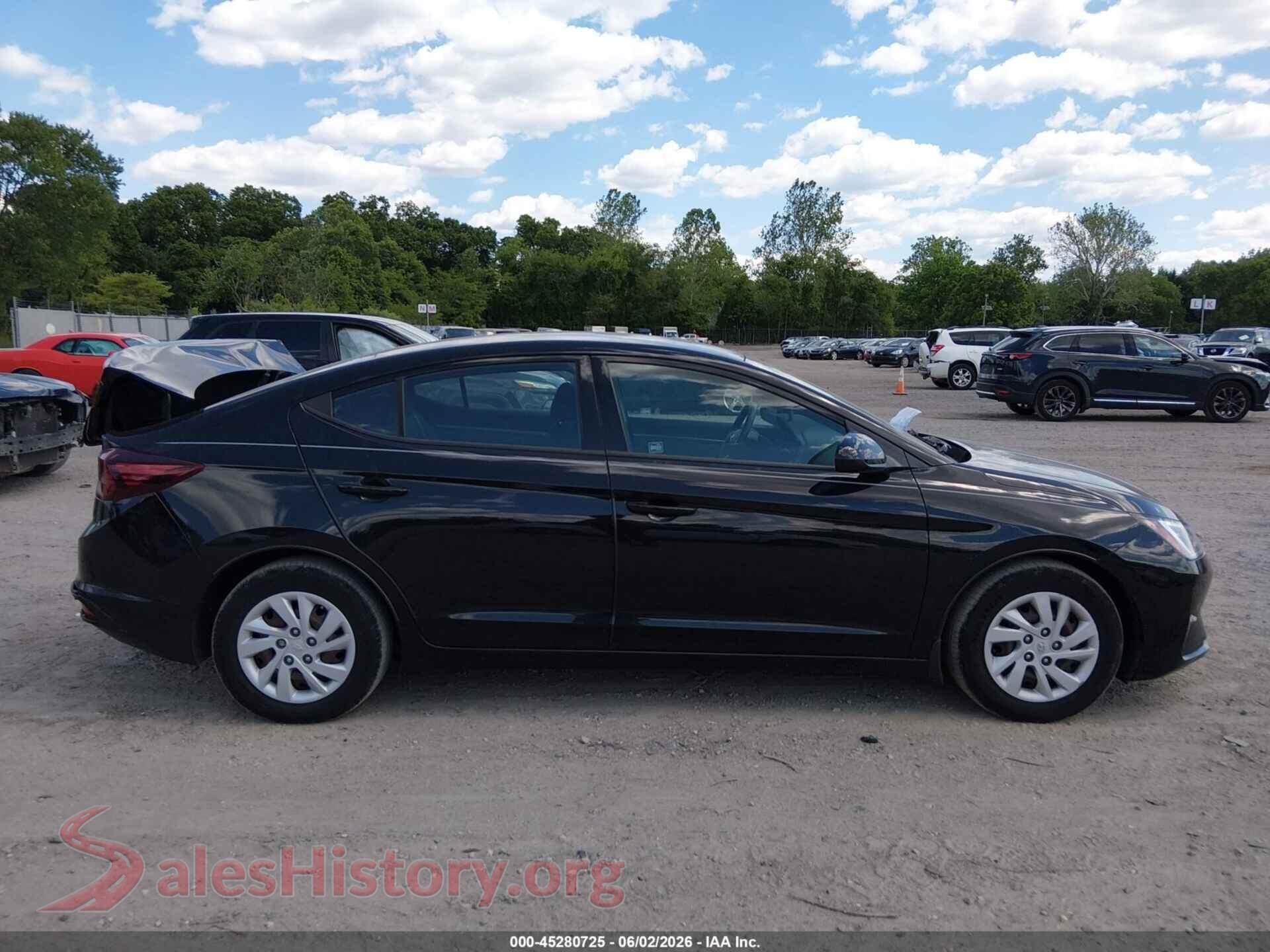 2020 HYUNDAI ELANTRA VIN 5NPD74LF4LH526241, auction photo 13