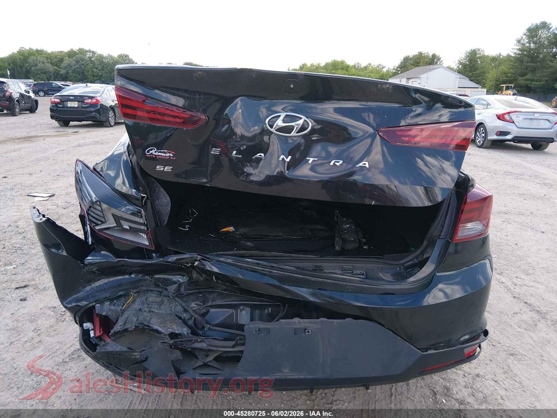2020 HYUNDAI ELANTRA VIN 5NPD74LF4LH526241, auction photo 16