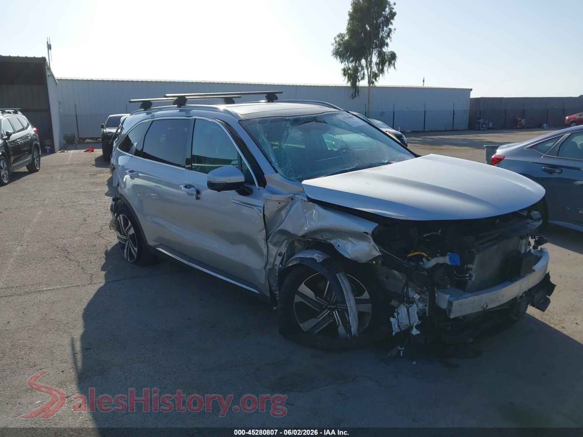 2024 KIA SORENTO PLUG-IN HYBRID VIN KNDRMDLH0R5247006, rear passenger side