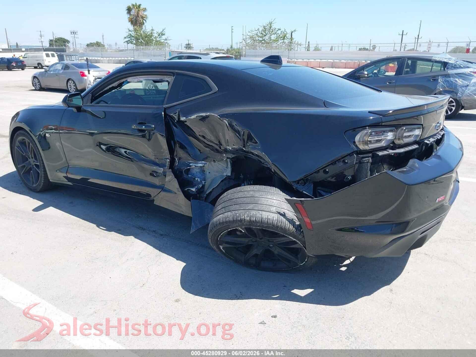 2021 CHEVROLET CAMARO VIN 1G1FD1RSXM0101537, driver side view