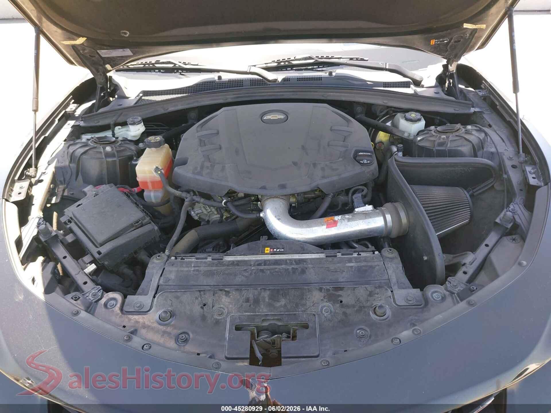 2021 CHEVROLET CAMARO VIN 1G1FD1RSXM0101537, interior dashboard