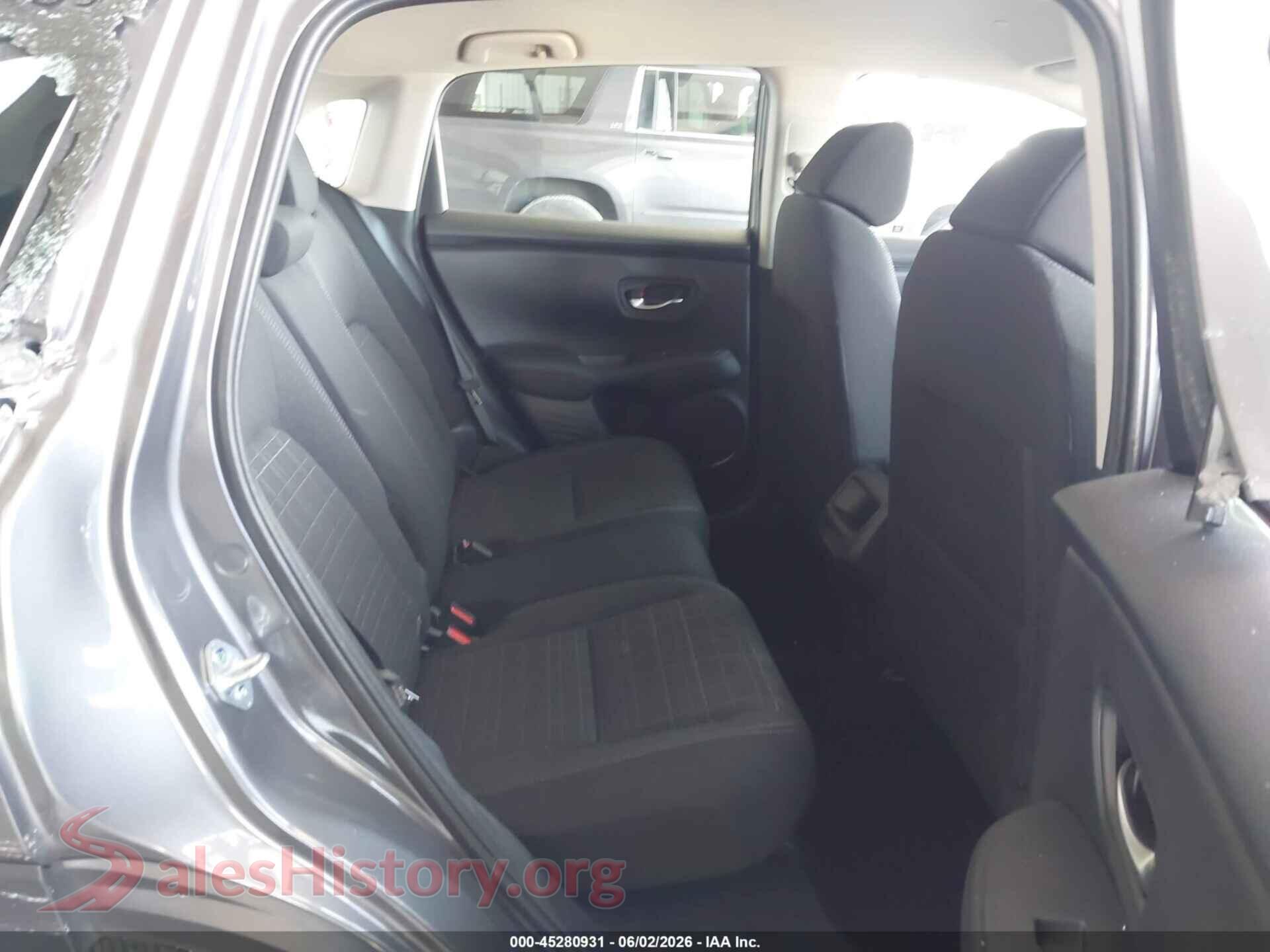 2025 HONDA HR-V VIN 3CZRZ2H32SM752400, front passenger side