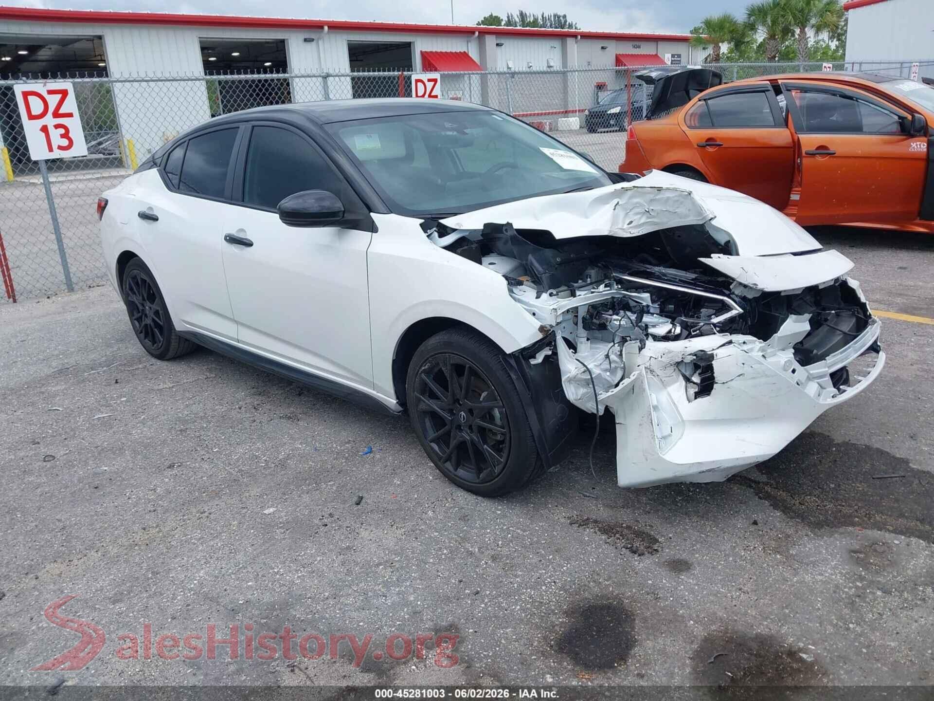 3N1AB8DV9SY288762 2025 NISSAN SENTRA