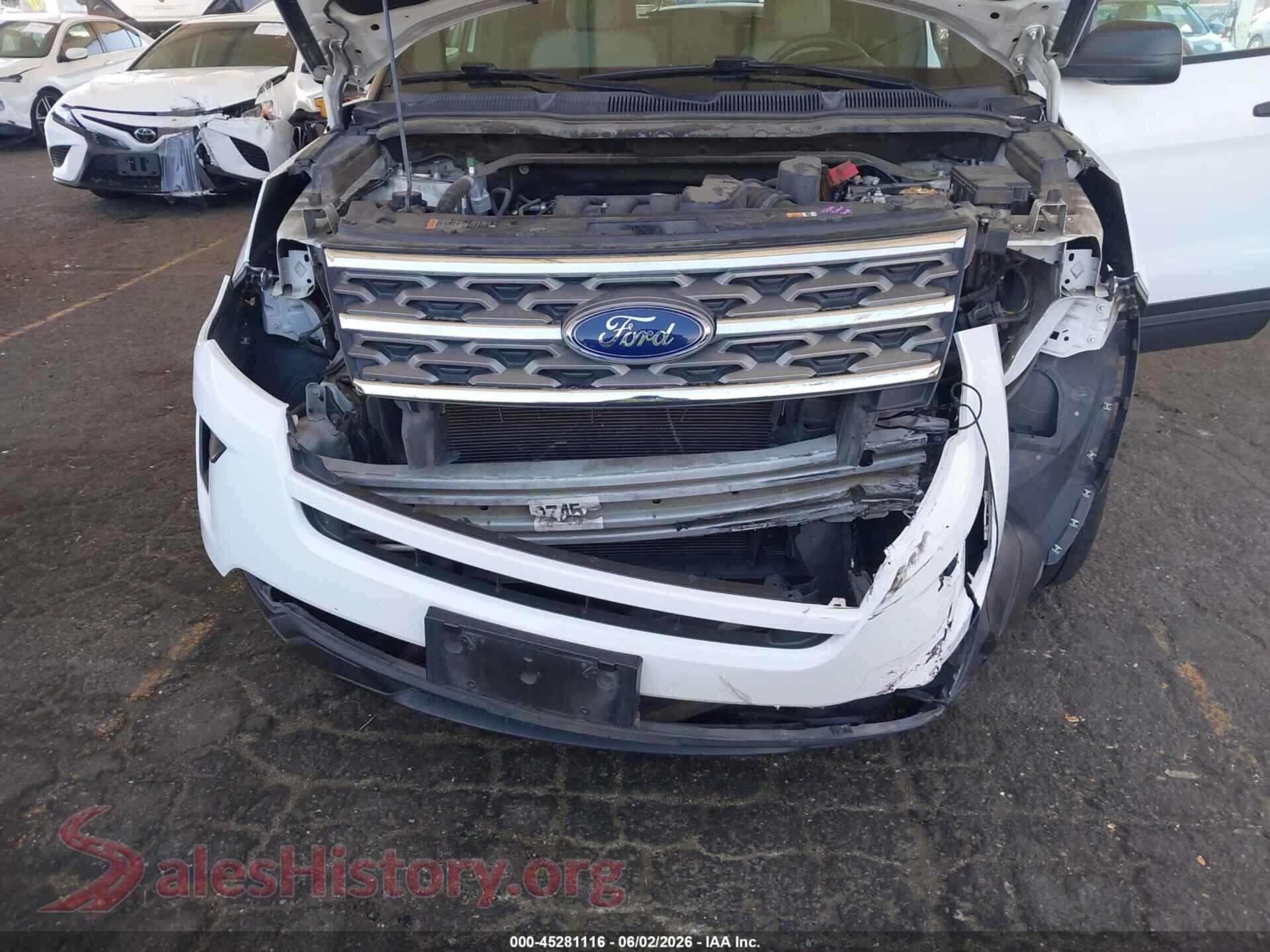 2018 FORD EXPLORER VIN 1FM5K7B82JGA98366, rear passenger side