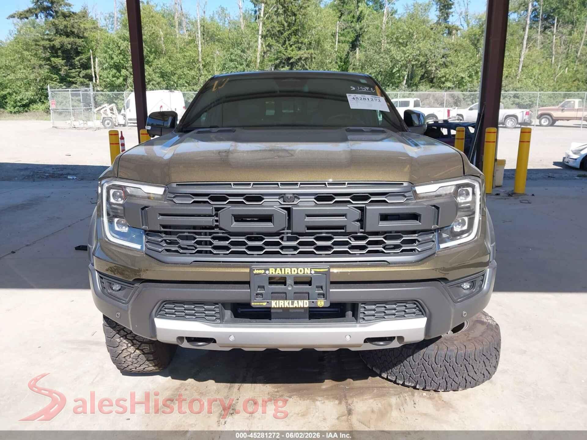 2024 FORD RANGER VIN 1FTER4LR4RLE06565, damage close-up