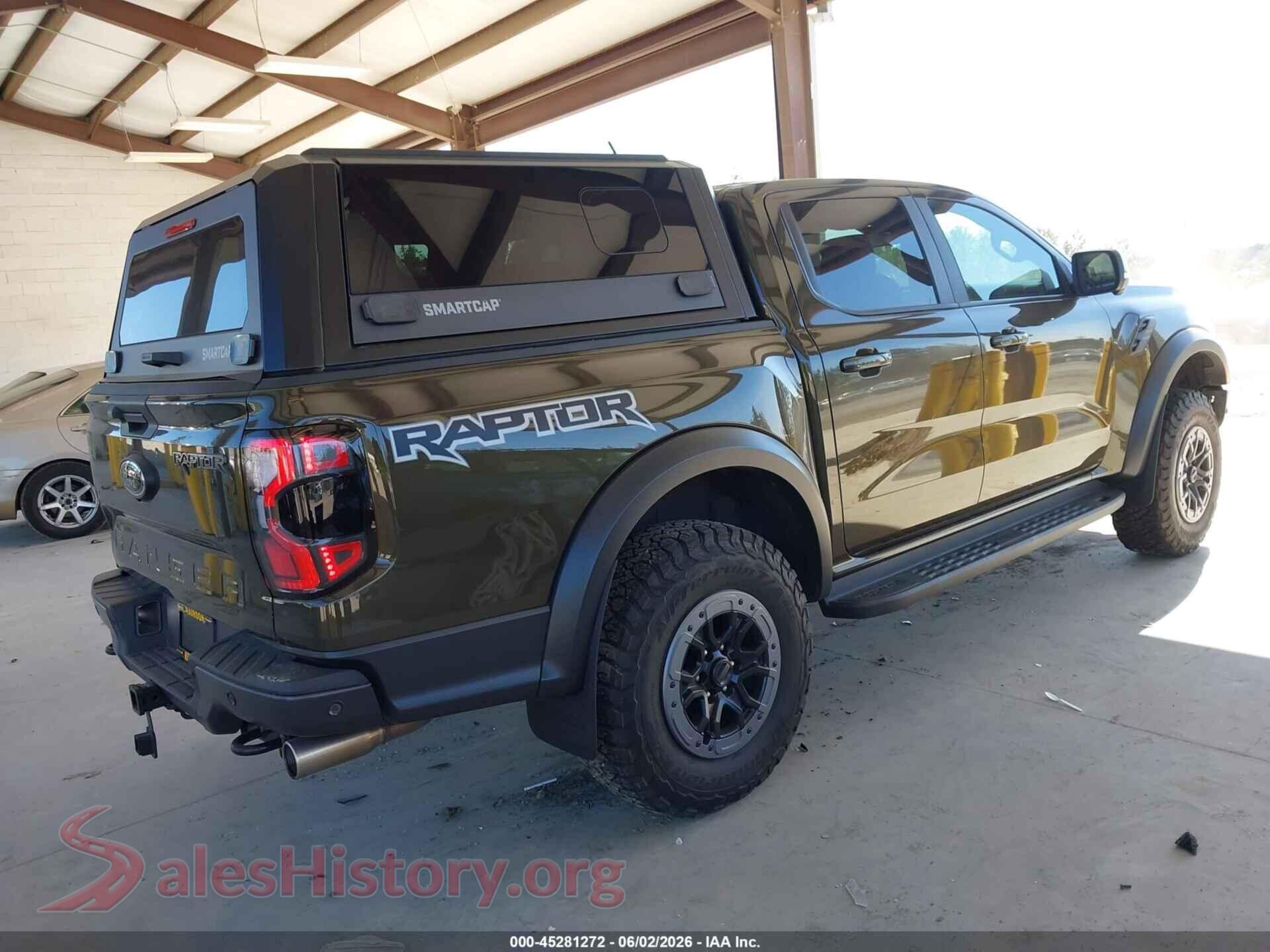 2024 FORD RANGER VIN 1FTER4LR4RLE06565, rear driver side
