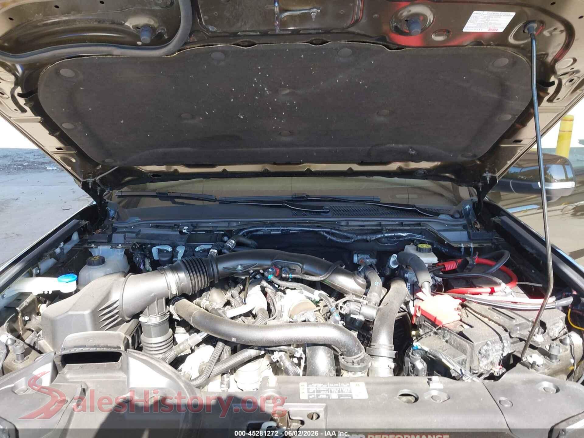 2024 FORD RANGER VIN 1FTER4LR4RLE06565, interior dashboard