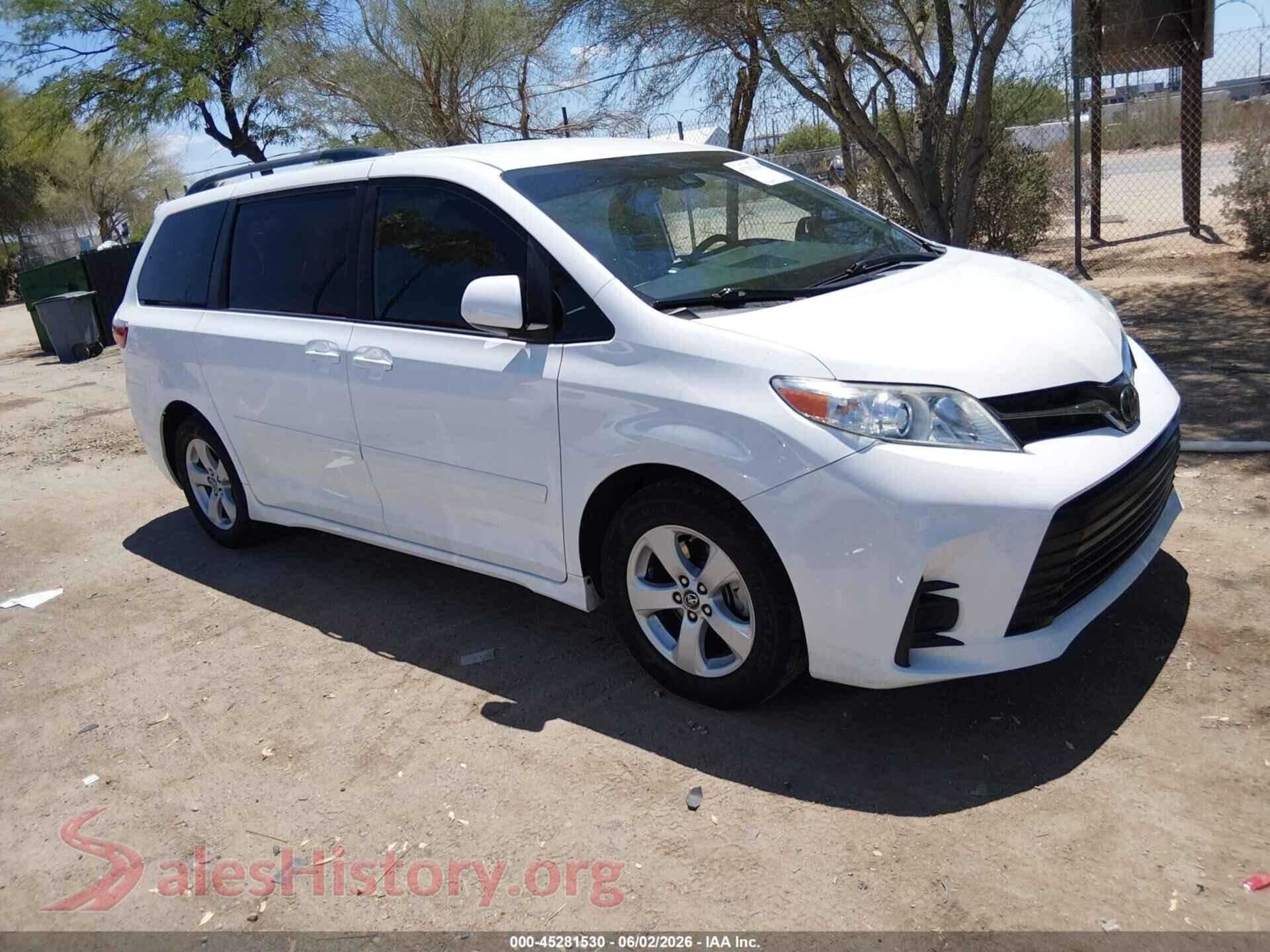5TDKZ3DC6LS049984 2020 TOYOTA SIENNA
