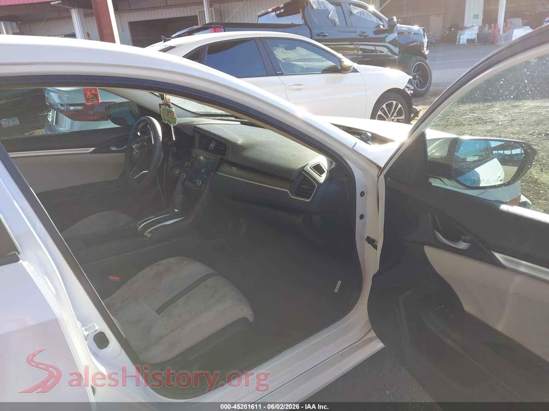 2021 HONDA CIVIC VIN 2HGFC2F62MH526500, rear view