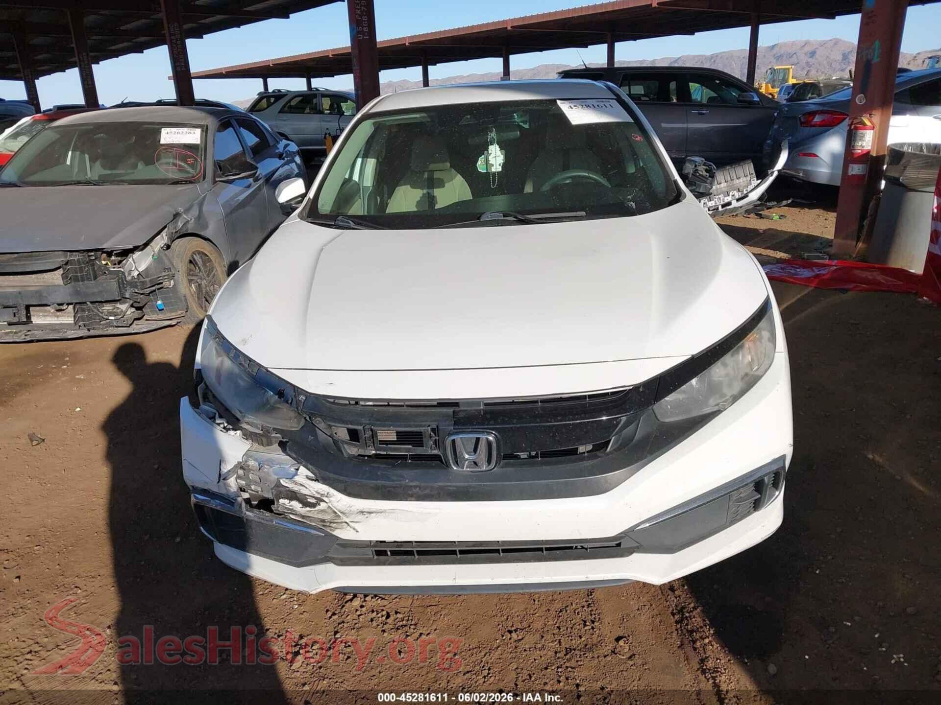 2021 HONDA CIVIC VIN 2HGFC2F62MH526500, auction photo 13