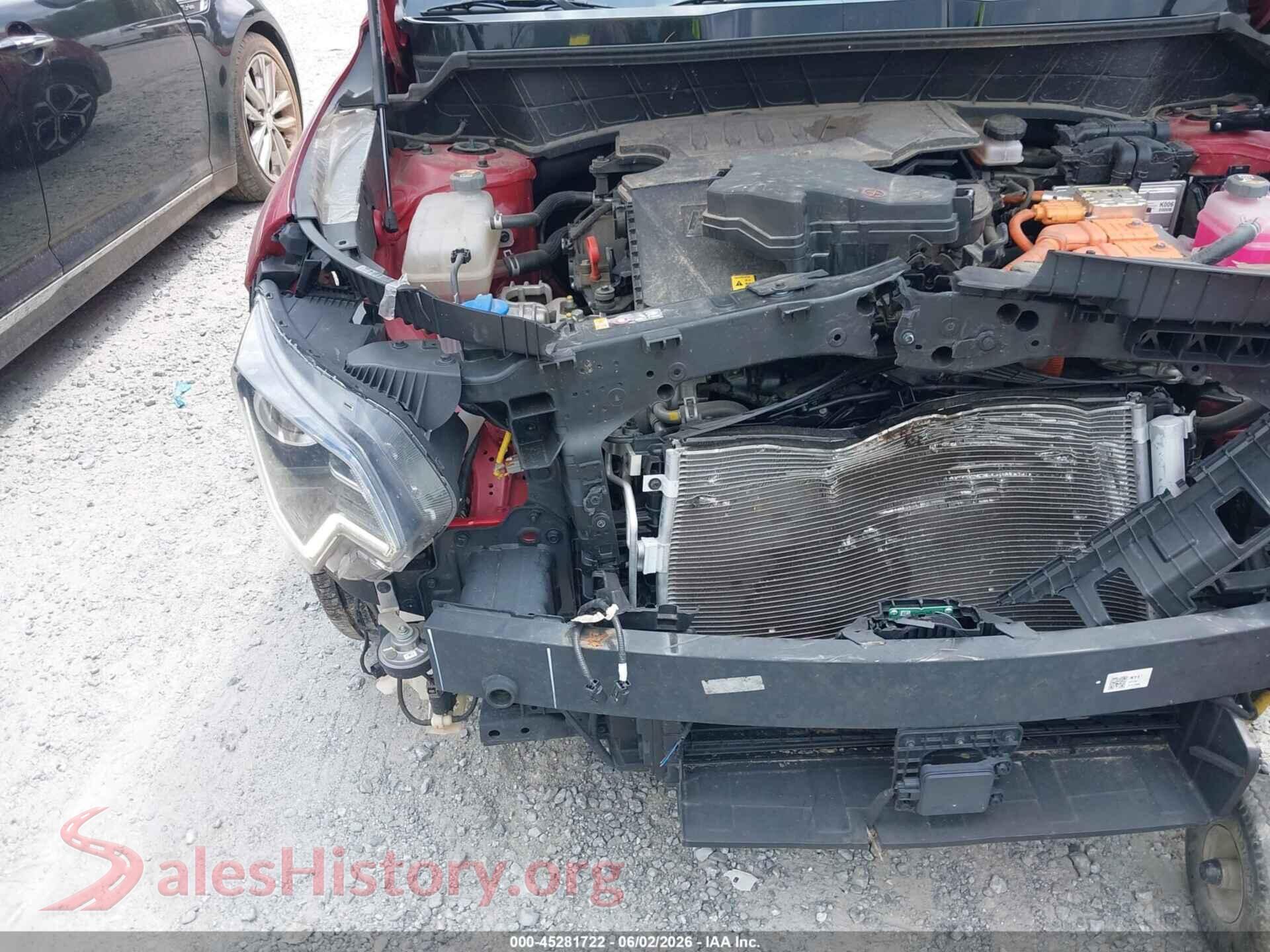 2023 KIA NIRO VIN KNDCR3LE1P5061365, rear passenger side