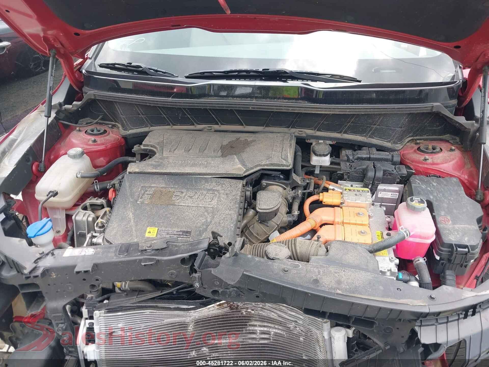2023 KIA NIRO VIN KNDCR3LE1P5061365, interior dashboard