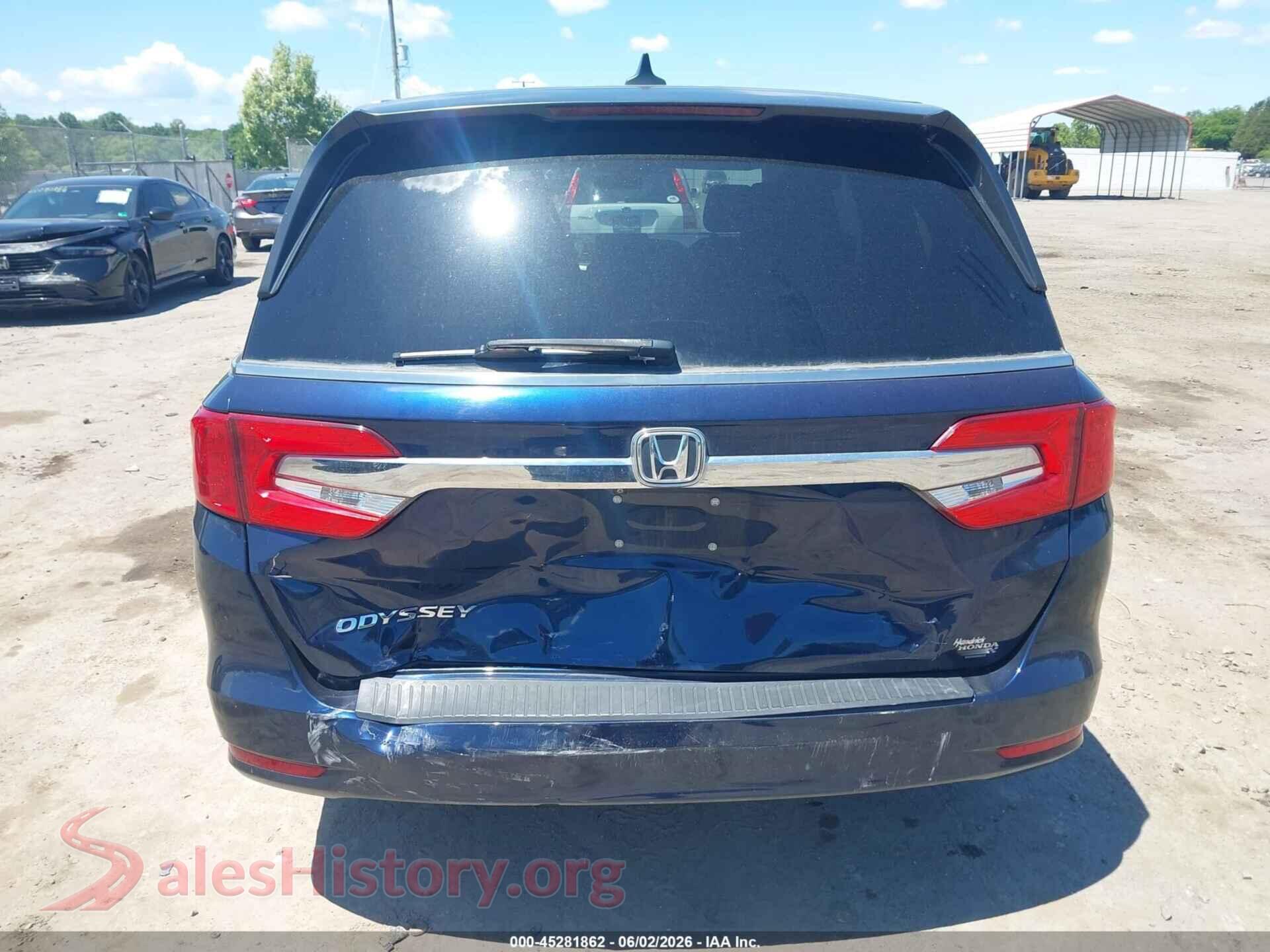 2018 HONDA ODYSSEY VIN 5FNRL6H56JB070509, auction photo 16