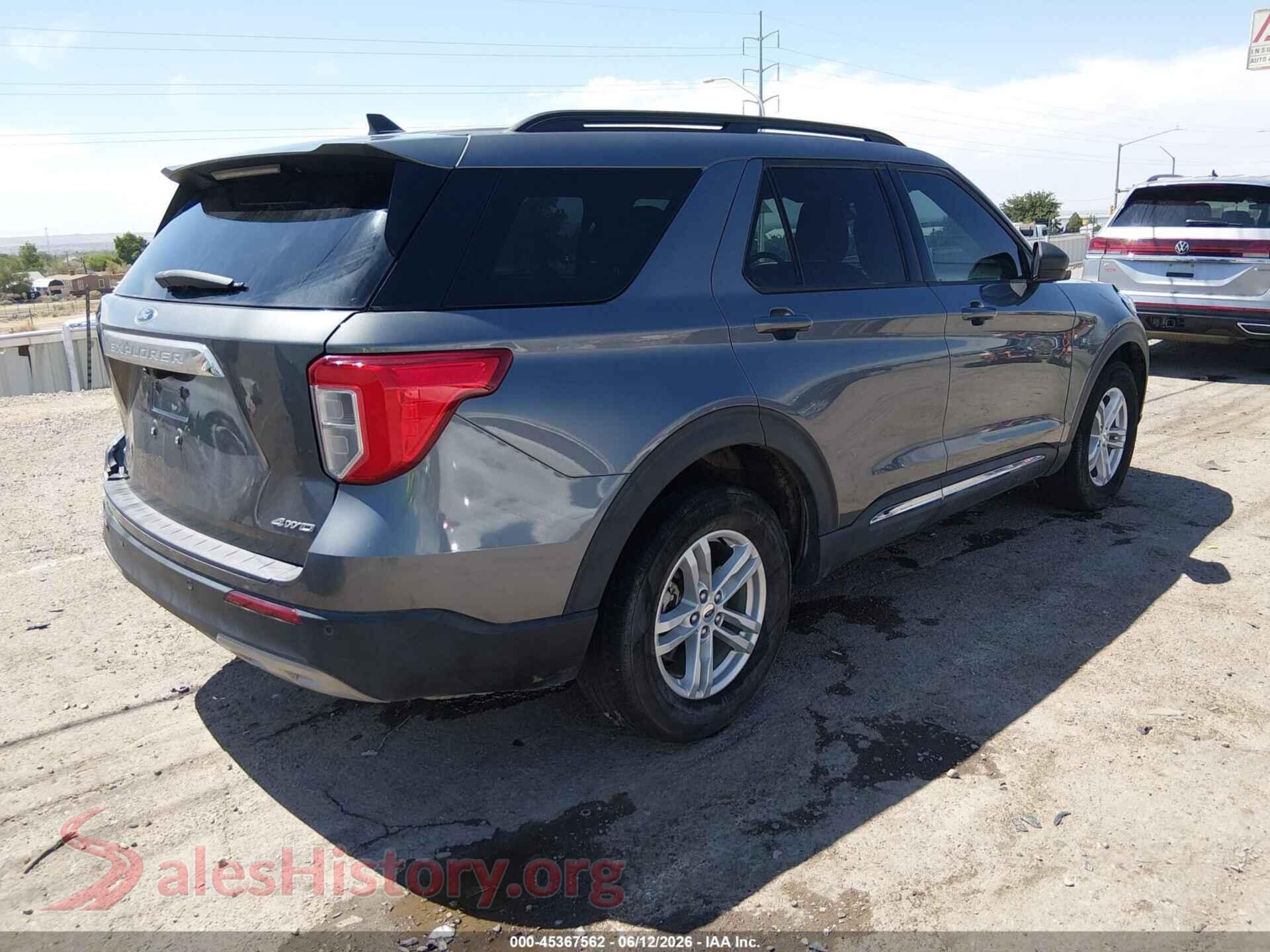 2023 FORD EXPLORER VIN 1FMSK8DH5PGB87203, rear driver side
